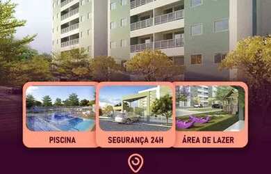 Imagem: O apartamento possui 2 Dormitórios, 1 Banheiro, 1 Vaga na garagem