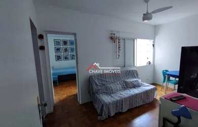 Imagem: O apartamento possui 1 Dormitório, 1 Banheiro, 1 Vaga na garagem