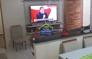 Imagem: A casa possui 2 Dormitórios, 2 Banheiros, 2 Vagas na garagem