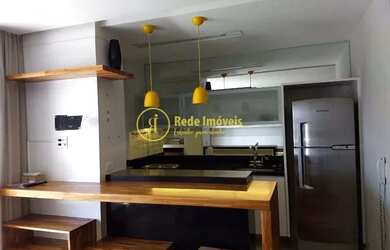 Imagem: O apartamento possui 1 Dormitório, 1 Banheiro, 1 Vaga na garagem