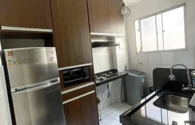 Imagem: O apartamento possui 2 Dormitórios, 1 Banheiro, 1 Vaga na garagem