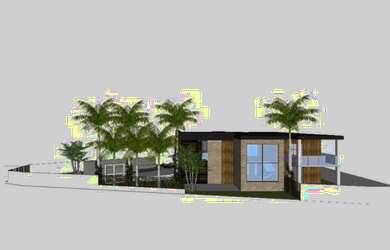 Imagem: A casa em condomínio possui 5 Dormitórios, 5 Banheiros, 4