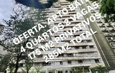 Imagem: O apartamento possui 4 Dormitórios, 5 Banheiros, 2 Vagas na