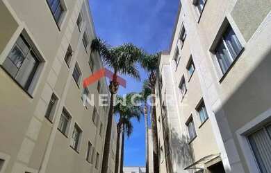 Imagem: O apartamento possui 2 Dormitórios, 1 Banheiro, 1 Vaga na garagem