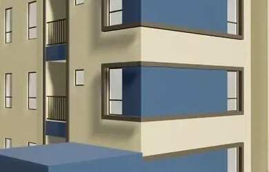 Imagem: O apartamento possui 2 Dormitórios, 2 Banheiros, 1 Vaga na