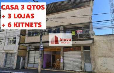 Imagem 1: Casa 3 qtos 3 lojas 6 Kitnets, à venda, 500 m² por R$ 900.000 - Bonfim...