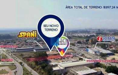 Imagem: O terreno possui 18.000m² de Área e está localizado em Jardim