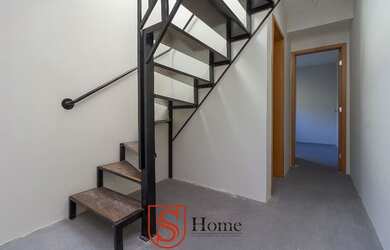 Imagem: O apartamento possui 1 Dormitório, 1 Banheiro, 1 Vaga na garagem