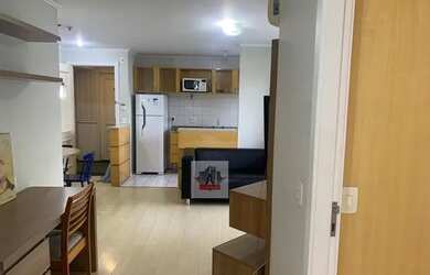 Imagem: O studio possui 2 Dormitórios, 1 Banheiro, 1 Vaga na garagem