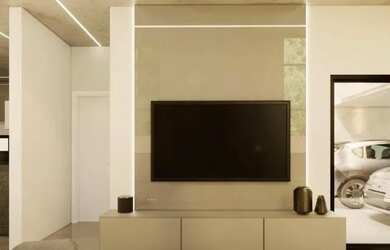 Imagem: A casa em condomínio possui 4 Dormitórios, 5 Banheiros, 2