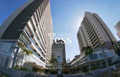 Imagem: O apartamento possui 1 Dormitório, 1 Banheiro, 1 Vaga na garagem