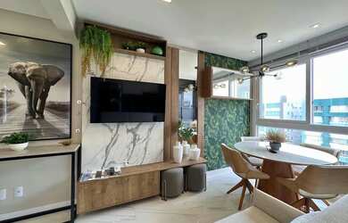 Imagem 3: 1 Dormitorio decorado ao lado da praça Flavio Boianovski