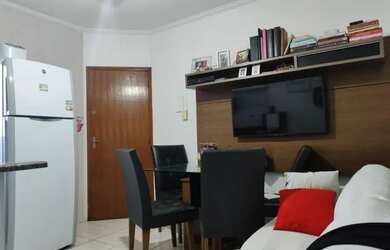 Imagem: O apartamento possui 1 Dormitório, 1 Banheiro, 1 Vaga na garagem