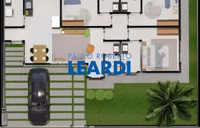 Imagem: A casa possui 3 Dormitórios, 4 Banheiros, 4 Vagas na garagem