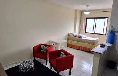 Imagem: A kitnet possui 1 Dormitório, 1 Banheiro, 1 Vaga na garagem