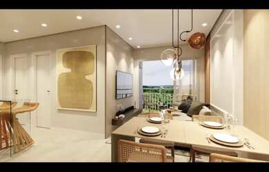 Imagem: O apartamento à venda possui 2 Dormitórios, 1 Banheiro e 46m²