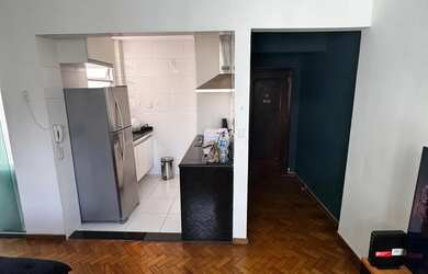 Imagem: O apartamento na cobertura possui 2 Dormitórios, 1 Banheiro