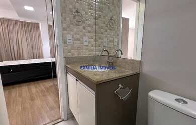 Imagem 16: Apartamento para alugar um quarto vista mar Pompéia Santos SP