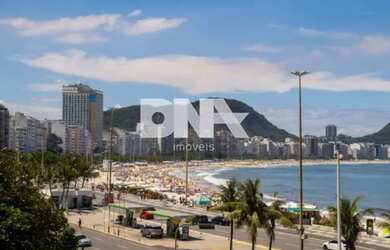 Imagem: Amplo apartamento na Avenida Atlantica. Vista total para o