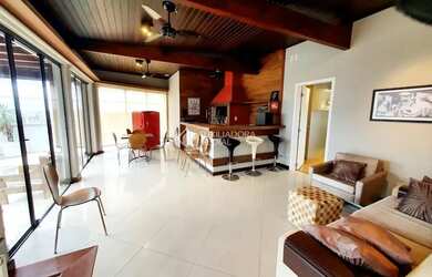 Imagem: O apartamento na cobertura possui 4 Dormitórios, 5 Banheiros