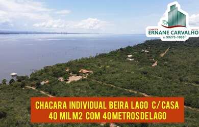 Imagem: A chácara possui 40.000m² de Área e está localizado em