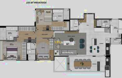 Imagem 15: Apartamento à venda, 138 m² por R$ 1.552.000,00 - Água Verde - Curitiba/PR