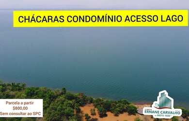 Imagem: A chácara possui 1.000m² de Área e está localizado em Plano