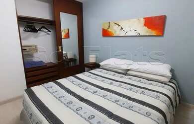 Imagem 4: Flat na Rua Funchal totalmente mobiliado, com cozinha completa para locação....