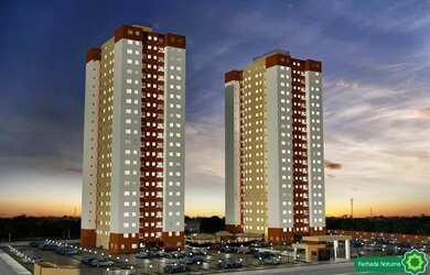 Imagem: O apartamento possui 2 Dormitórios, 1 Banheiro, 1 Vaga na garagem