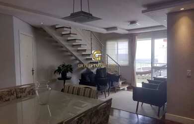 Imagem: O apartamento na cobertura possui 5 Dormitórios, 5 Banheiros