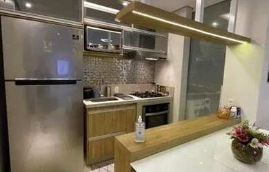 Imagem: O apartamento possui 2 Dormitórios, 1 Banheiro, 2 Vagas na