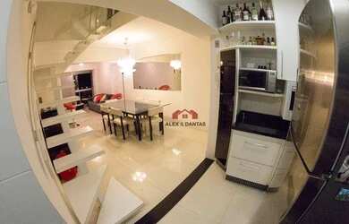 Imagem: O apartamento na cobertura possui 3 Dormitórios, 3 Banheiros