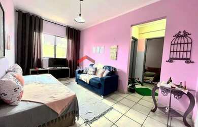 Imagem: O apartamento possui 1 Dormitório, 1 Banheiro, 1 Vaga na garagem