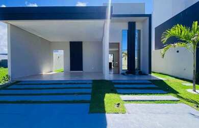 Imagem: A casa em condomínio possui 3 Dormitórios, 1 Banheiro, 2 Vagas