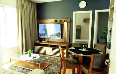 Imagem: O apartamento possui 2 Dormitórios, 1 Banheiro, 2 Vagas na