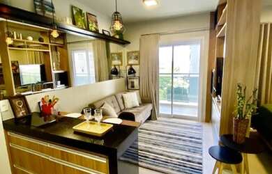 Imagem: O studio possui 1 Dormitório, 1 Banheiro, 1 Vaga na garagem