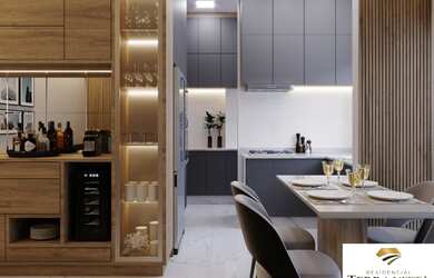 Imagem: O apartamento possui 3 Dormitórios, 3 Banheiros, 2 Vagas na