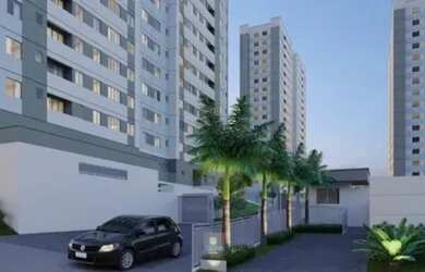 Imagem: O apartamento possui 2 Dormitórios, 1 Banheiro, 1 Vaga na garagem