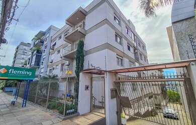 Imagem: O apartamento possui 1 Dormitório, 1 Banheiro, 1 Vaga na garagem