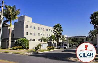 Imagem: O apartamentoe possui 2 Dormitórios, 1 Banheiro, 1 Vaga na