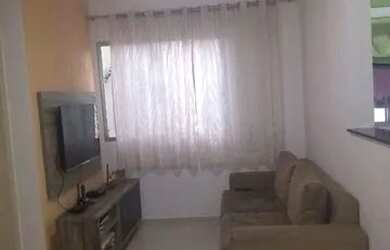 Imagem: O apartamento possui 2 Dormitórios, 1 Banheiro, 1 Vaga na garagem