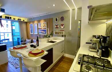 Imagem: O apartamento possui 2 Dormitórios, 2 Banheiros, 1 Vaga na