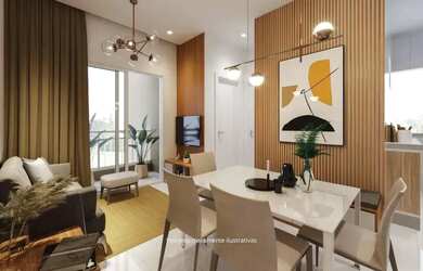 Imagem: O apartamento possui 2 Dormitórios, 2 Banheiros, 1 Vaga na