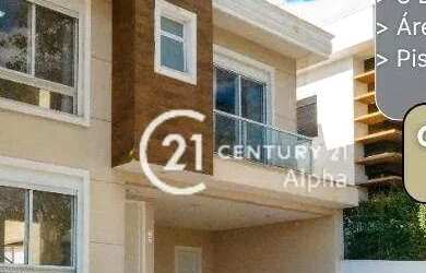 Imagem: A casa em condomínio possui 3 Dormitórios, 4 Banheiros, 2