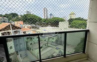 Imagem: O apartamento possui 1 Dormitório, 1 Banheiro, 1 Vaga na garagem