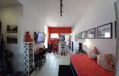 Imagem: O apartamento na cobertura possui 1 Dormitório, 1 Banheiro