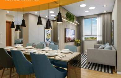 Imagem: O apartamento à venda possui 2 Dormitórios, 1 Banheiro e 33m²