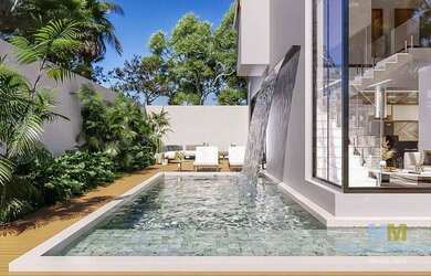 Imagem: A casa possui 4 Dormitórios, 4 Banheiros, 2 Vagas na garagem