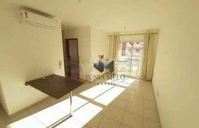 Imagem: O apartamento possui 1 Dormitório, 2 Banheiros, 1 Vaga na garagem