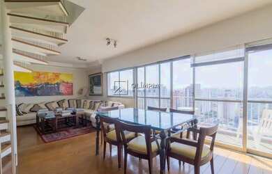 Imagem: O apartamento na cobertura possui 4 Dormitórios, 3 Banheiros